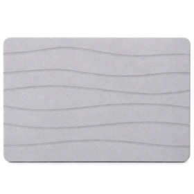 Diatomite Bath Mat - Graphite Grey